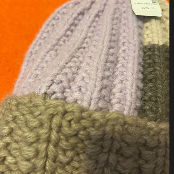 About The Tower rustic soft merino wool blend unisex wide rib tuque NWT - Picture 4 of 9
